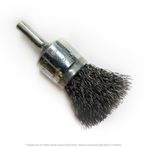 CGW 60140 Crimp 3/4" Wire End Brush .014 Carbon 1" Trim 1/4" Shank