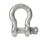 1/4" Screw Pin Shackle Hot Dip Galvanized - IMPORT