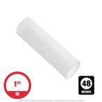 1" x 48" Flexible Dual Wall Adhesive-Lined Clear Heat Shrink Tubing