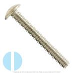 1/4"-28 x 5/8" Stainless Steel Slotted Truss Head Machine Screw 18-8