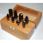 Carbide Burr Set 8-Pieces with Case