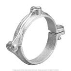2-1/2" Pipe Hinged Iron Split Ring Hanger Electro Zinc