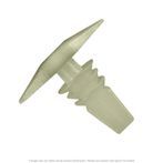 White Nylon Honda Weatherstrip Retainer - 50 per Box