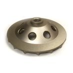 5" Diamond Turbine Wheel with 5/8"-11 Arbor
