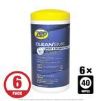 ZEP Clean'Ems Spirit II Disinfecting Towels (40 Wipes Per Container) Case of 6