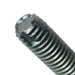 5/16"-18 x 2" Zinc Plated 6-Lobe Pan Head Thread Cutting Screw Type F