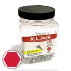 #10 x 1/2" Ceramic Coated Hex Washer Head Tek Screws - 400 Per Jar