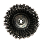 CGW 60100 Knot 6" Wire Cup Brush .035 Carbon 1-3/4" Trim 5/8"-11 AH