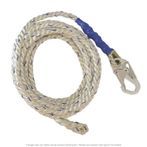 FallTech 8125 Vertical Rope Lifeline 5/8" X 25 ft. with Snap Hook