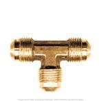 Brass SAE 45° Flare Tee 3/16" Tube