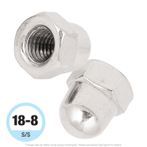 3/4"-10 Stainless Steel Acorn Cap Nut 18-8
