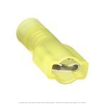 Nylon Fully Insulated Female Disconnect Yellow 12-10 AWG, 0.250" Tab - 50 Pack
