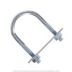 1/4"-20 x 1" Pipe x 2-3/4" Deep U-Bolt Zinc - 10 per Box