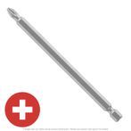 #1 x 6" Overall Length Phillips Insert Bit