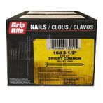 3-1/2" long 16D Common Nail 8 ga. Bright Finish 50 lb. box