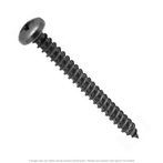 #8 x 1-1/2" Black Oxide Phillips Pan Tapping Screw - 50 per Box