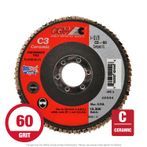 CGW 42444 C3 XL Flap Disc 4-1/2" x 7/8 T27 60G Ceramic 10 per Box