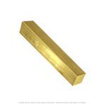 3/16" Square x 12" Long Brass Bilateral Keystock