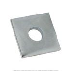 3/8" Square Strut Washer, Stainless Steel