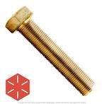 1"-14 x 1-1/2" Yellow Zinc Hex Head Cap Screw Grade 8