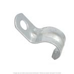 1/2" Zinc Plated One Hole Tube Strap