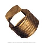 Brass Square Head Pipe Plug 1/2" Pipe Thread