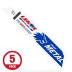 Lenox  6114R Heavy Duty 6" x 14 TPI Recip Saw Blade For Metal, 5-Pack