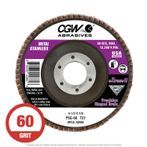 CGW 42862 eXtreme II 4-1/2" x 7/8 XL Flap Disc T27 PSG 60G 10 per Box