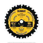 DeWalt 6-1/2" Circular Saw Blade 18T