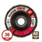 CGW 43081 Alum. Grinding Flap Disc 4-1/2" x 7/8 T27 36G Alum Oxide 10 per Box