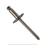 1/8" Diameter x 1/8"-1/4" Grip Stainless Steel Large Flange Rivet