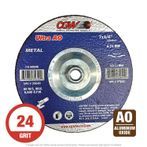 CGW 35641 Ultra AO Grinding Wheel 7" x 1/4" x 5/8"-11 T27 A24R 10 per Box