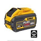 DeWalt FLEXVOLT 20/60V 12.0 Ah Battery - 1 per Pack