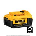 DeWalt 20V 4.0 Ah XR Li-Ion Battery - 1 per Pack