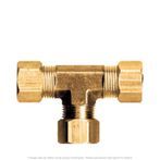 Brass Compression Union Tee 3/16" Tube