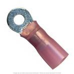 Heat Shrink Ring Terminal 8 AWG, #10 Stud - 25 Pack