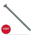 1/2"-13 x 11" Carriage Bolt Grade 2 Zinc Plated