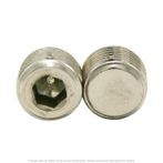 1/4"-18 Pipe Thread Stainless Steel Taper Dryseal Socket Pipe Plug