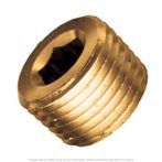 Brass Hex Countersunk Pipe Plug 3/8" Pipe Thread