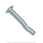 1/4 x 4" Mushroom Head Drive Spike Anchor Zinc Plated - 100 per Box