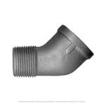 45­° Black Iron Street Elbow 1/2" Pipe Thread