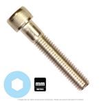 M8-1.25 x 80mm Stainless Steel Socket Head Cap Screw A2