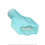Nylon Fully Insulated Male Disconnect Blue 16-14 AWG, 0.250" Tab - 50 Pack