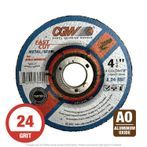 CGW 36255 A24R Grinding Wheel 4-1/2" x 1/4" x 7/8" T27 AO 25 per Box