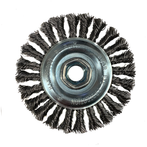 CGW 60514 Knot 4" Wire Wheel Brush Cable Twist .020 Carbon 1/2" Face 7/8" Trim  5/8"-11 AH