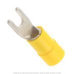 Nylon Insulated Spade Terminal Yellow 12-10 AWG, #6 Stud - 50 Pack