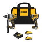 Dewalt 20V MAX XR 2-Tool 1/2" Hammer Drill And High Torque 1/4" Impact Driver 4.0Ah Combo Kit