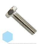 #6-32 x 3/4" Stainless Steel Hex Head Machine Screw 18-8
