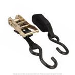 1" x 16 ft. Ratchet Strap w/ Vinyl Coated S-Hook