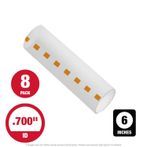 .700 ID x 6" High Adhesive Clear Heat Shrink Tubing - Pack of 8